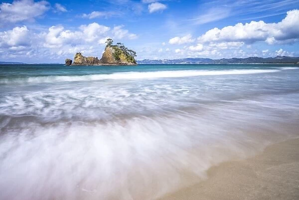 Pungapunga Island, Whangapoua Beach, Coromandel Peninsula, North Island, New Zealand