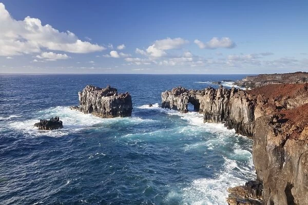 Puntas de Gutierrez, lava coast, UNESCO Biosphere Reserve, El Hierro, Canary Islands
