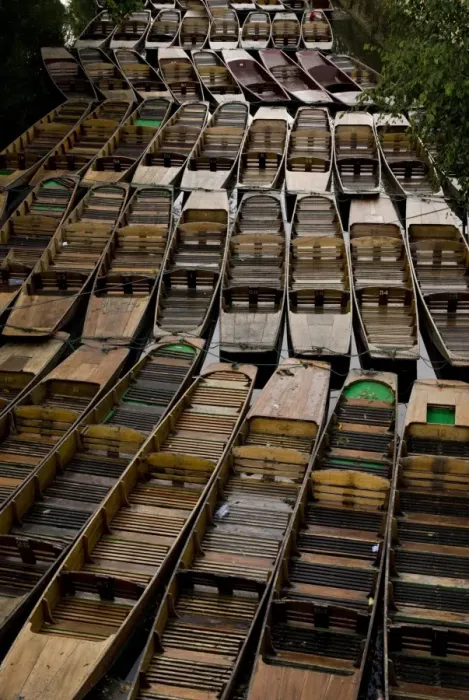 Framed Print : Punts, Oxford, Oxfordshire, England, United Kingdom, Europe