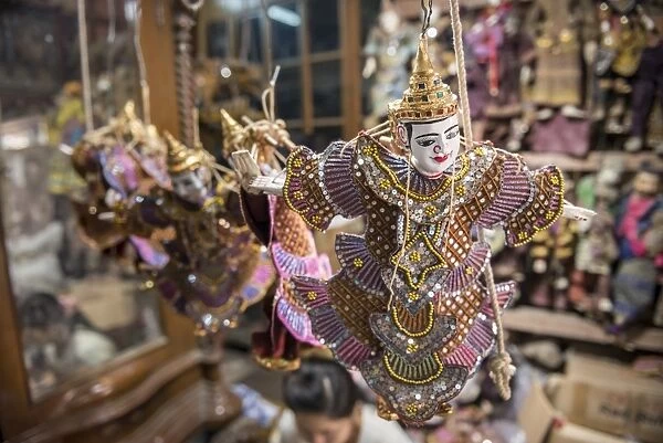 Puppets, Mandalay, Mandalay Region, Myanmar (Burma), Asia