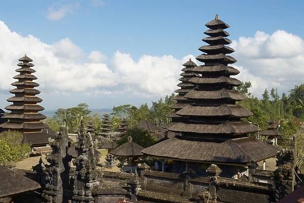 Pura Besakih temple, Bali, Indonesia, Southeast Asia, Asia