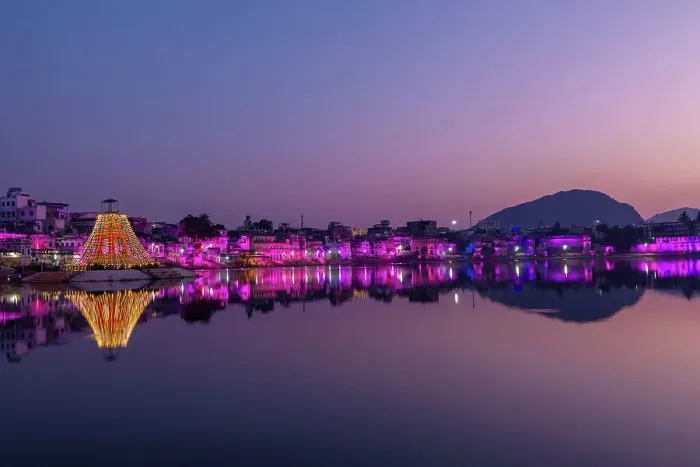 Framed Print : Pushkar Lake at dusk, Pushkar, Rajasthan, India, South Asia, Asia Framed Print : Pushkar Lake at dusk, Pushkar, Rajasthan, India, South Asia, Asia