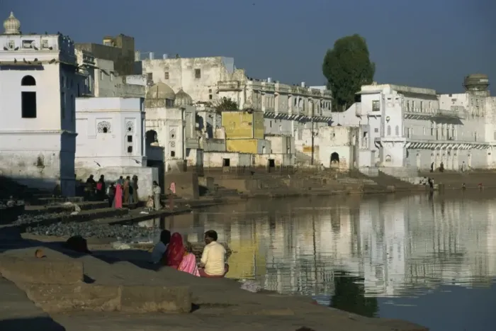 Framed Print : Pushkar lake and ghats, Pushkar, Rajasthan state, India, Asia Framed Print : Pushkar lake and ghats, Pushkar, Rajasthan state, India, Asia