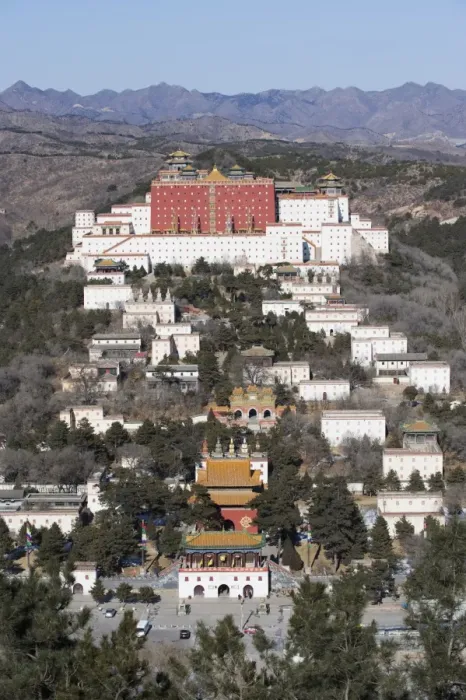 Framed Print : Putuo Zongcheng Tibetan outer temple dating from 1767, Chengde city, UNESCO World Heritage Site Framed Print : Putuo Zongcheng Tibetan outer temple dating from 1767, Chengde city, UNESCO World Heritage Site