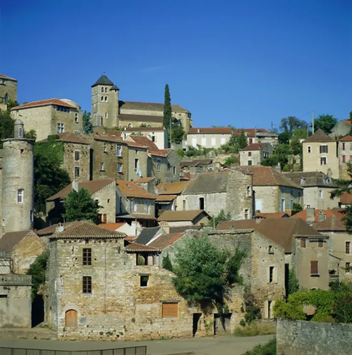 Framed Print : Puy L-Eveque on River Lot, Midi Pyrenees, France, Europe Framed Print : Puy L-Eveque on River Lot, Midi Pyrenees, France, Europe