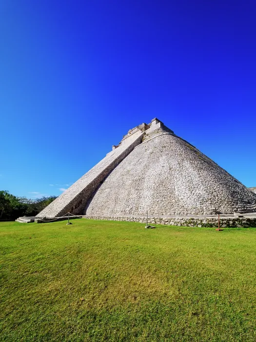 Framed Print : Pyramid of the Fortune-teller or Pyramid of the Magician, Uxmal, Yucatan State, Mexico