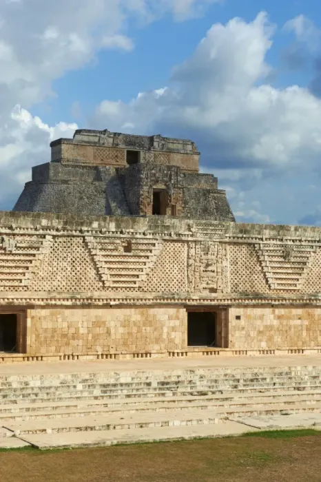Framed Print : Pyramid of the Magician and Cuadrangulo de las Monjas (Nuns Quadrangle) at Mayan archaeological site, Uxmal, UNESCO World Heritage Site, Yucatan State, Mexico Framed Print : Pyramid of the Magician and Cuadrangulo de las Monjas (Nuns Quadrangle) at Mayan archaeological site, Uxmal, UNESCO World Heritage Site, Yucatan State, Mexico