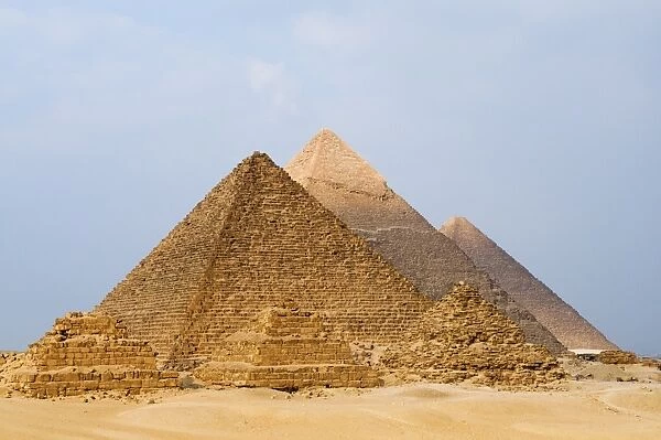 The Pyramids of Giza, UNESCO World Heritage Site, Giza, Egypt, North Africa, Africa