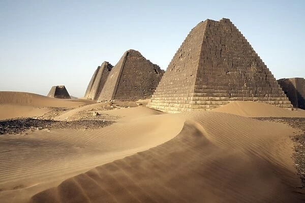 The pyramids of Meroe