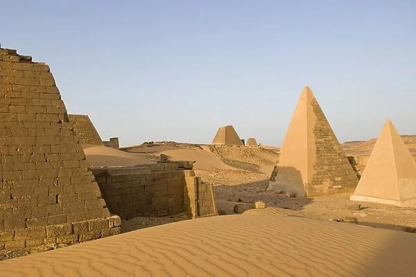 Pyramids of Meroe, Sudan, Africa