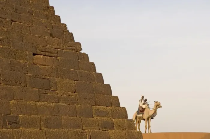 Framed Print : Pyramids of Meroe, Sudan, Africa Framed Print : Pyramids of Meroe, Sudan, Africa