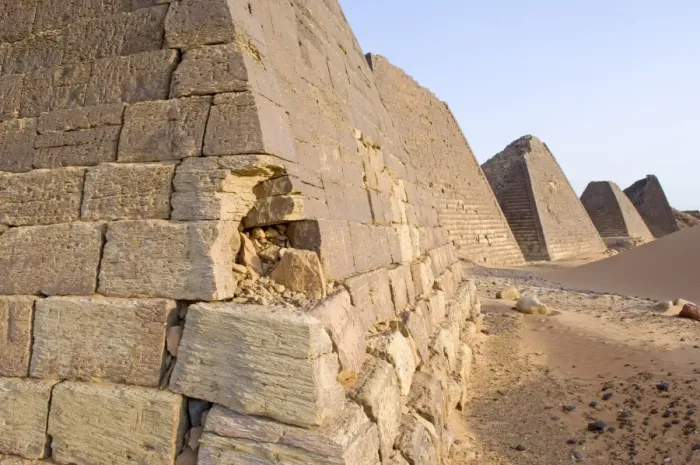 Framed Print : Pyramids of Meroe, Sudan, Africa Framed Print : Pyramids of Meroe, Sudan, Africa