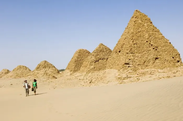 Framed Print : Pyramids of Nuri, Kingdom of Meroe, Sudan, Africa