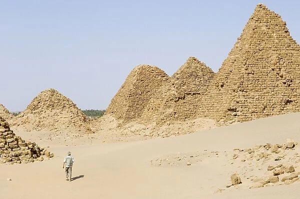 Pyramids of Nuri, Kingdom of Meroe, Sudan, Africa