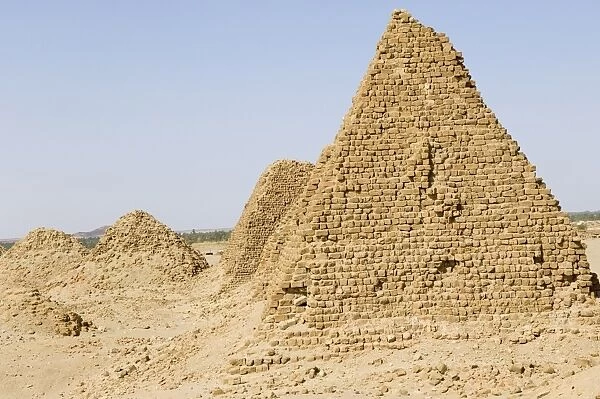 Pyramids of Nuri, Kingdom of Meroe, Sudan, Africa