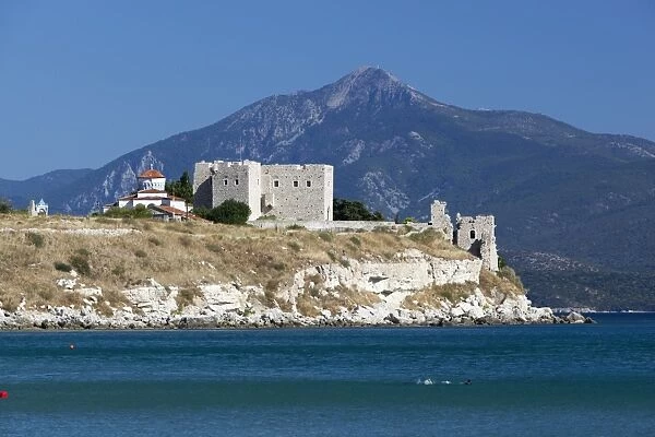 Pythagorion Byzantine castle, Pythagorion, Samos, Aegean Islands, Greece, Europe