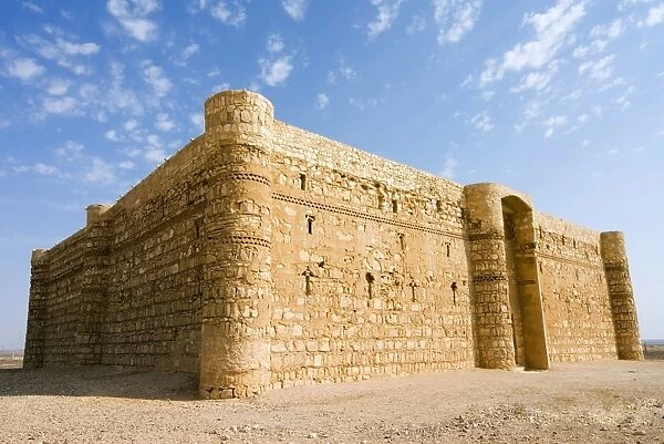Qasr al Kharaneh desert fort, Amra, Jordan, Middle East