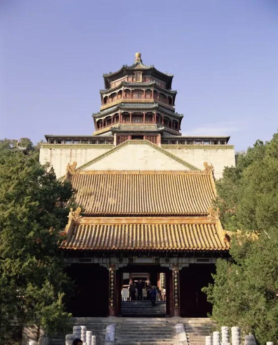 Framed Print : Qing architecture, Huihai Si, Sea of Wisdom temple, the Summer Palace, Beijing Framed Print : Qing architecture, Huihai Si, Sea of Wisdom temple, the Summer Palace, Beijing