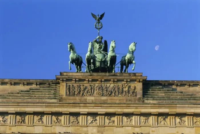 Framed Print : The Quadriga