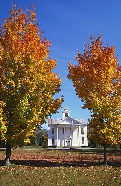 Quaker Meetinghouse, Mcindoe Falls, Vermont, New England, USA