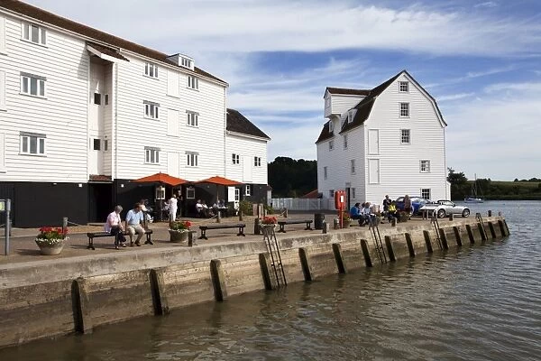 Quayside and the Tide Mill Living Museum at Woodbridge Riverside, Woodbridge, Suffolk, England, United Kingdom, Europe
