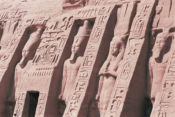 Queen Nefertaris Temple, dedicated to Hathor, Abu Simbel, UNESCO World Heritage Site