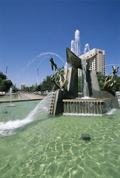 Queen Victoria Fountain, Victoria Square, Adelaide, South Australia, Australia, Pacific