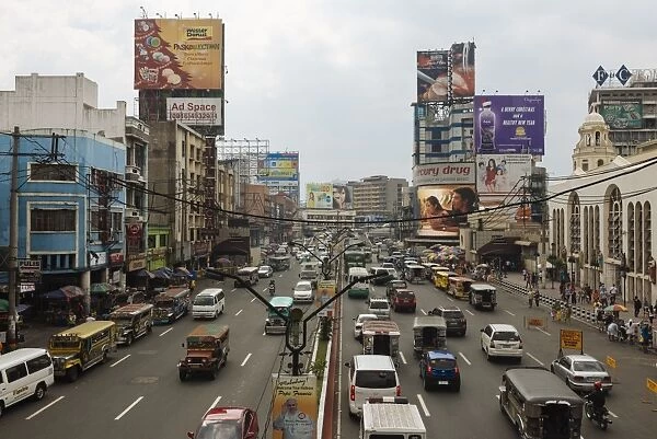 Quezon Boulevard, Quiapo, Manila, Philippines, Southeast Asia, Asia