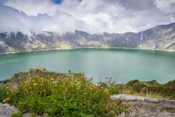 Framed Print : Quilotoa, a water-filled caldera and the most western volcano in the Ecuadorian Andes Framed Print : Quilotoa, a water-filled caldera and the most western volcano in the Ecuadorian Andes