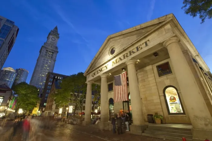 Framed Print : Quincy Market, Boston, Massachusetts, New England, United States of America Framed Print : Quincy Market, Boston, Massachusetts, New England, United States of America