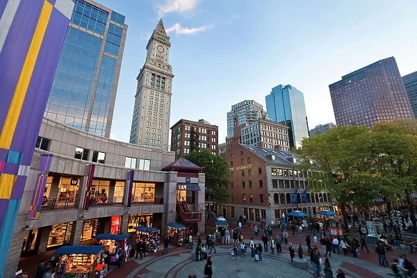 Quincy Market, Boston, Massachusetts, New England, United States of America