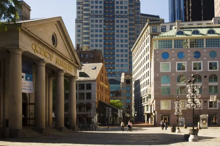 Framed Print : Quincy Market by Faneuil Hall Framed Print : Quincy Market by Faneuil Hall