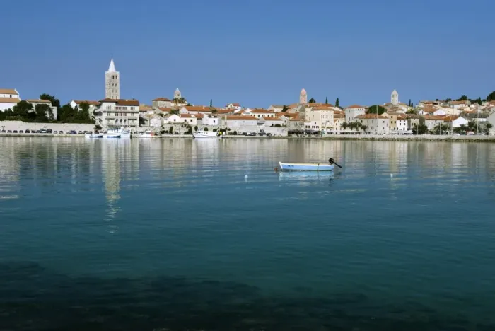 Framed Print : Rab Town, Rab Island, Kvarner Gulf, Croatia, Adriatic, Europe Framed Print : Rab Town, Rab Island, Kvarner Gulf, Croatia, Adriatic, Europe