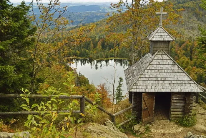 Framed Print : Rachelsee (Rachel Lake) and Rachelkapelle (chapel), Grosser Rachel, Bavarian Forest National Park, Bavarian Forest, Bavaria, Germany, Europe Framed Print : Rachelsee (Rachel Lake) and Rachelkapelle (chapel), Grosser Rachel, Bavarian Forest National Park, Bavarian Forest, Bavaria, Germany, Europe