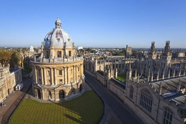 Radcliffe Camera and All Souls College, Oxford University, Oxford, Oxfordshire