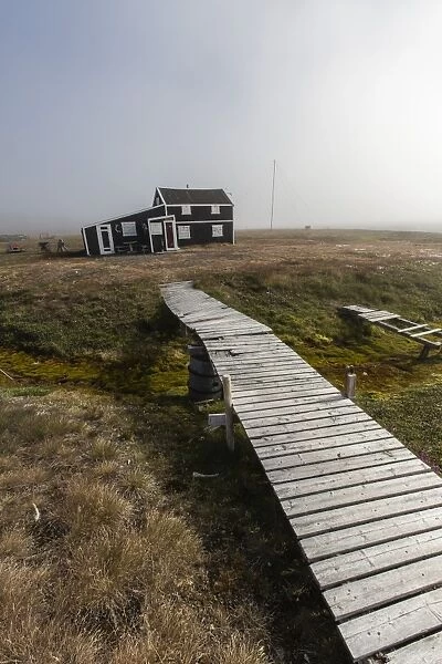 Radio and Meteorology station, Myggebukta (Mosquito Bay), Christian Xs Land, Northeast Greenland, Polar Regions