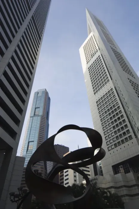 Framed Print : Raffles Place Framed Print : Raffles Place