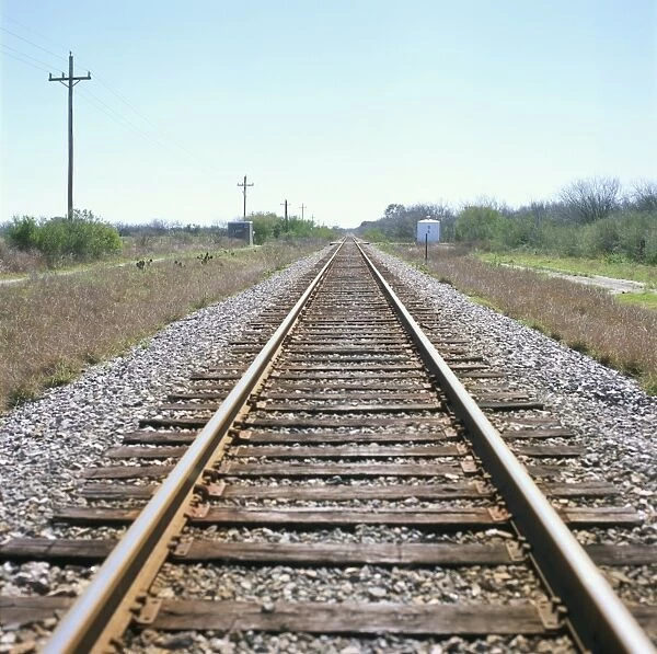 Rail tracks near Austin