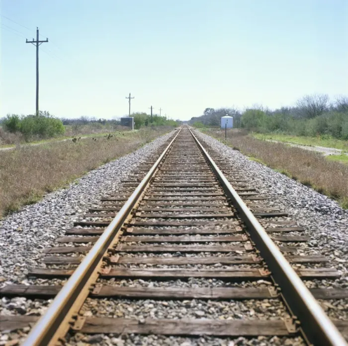 Framed Print : Rail tracks near Austin Framed Print : Rail tracks near Austin