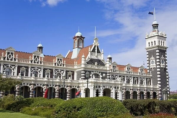 Railway Station, Central Business District, Dunedin, Otago District, South Island, New Zealand, Pacific