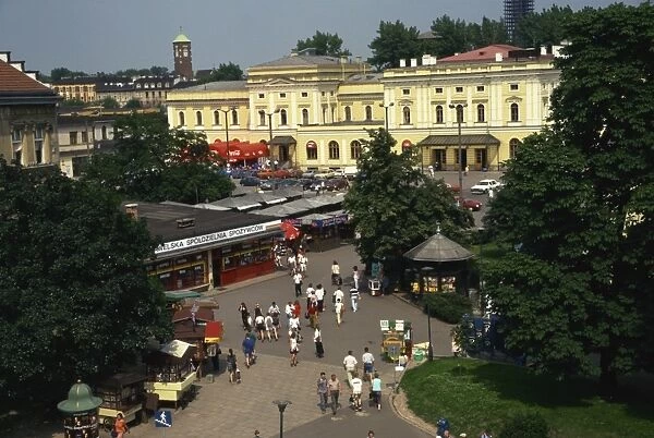 Railway station, Krakow, Makopolska, Poland, Europe