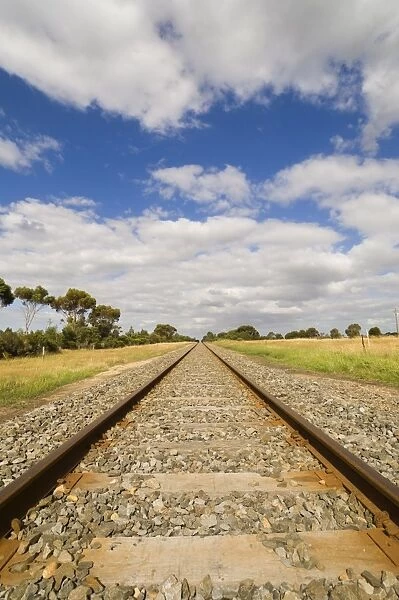 Railway tracks, Victoria, Australia, Pacific