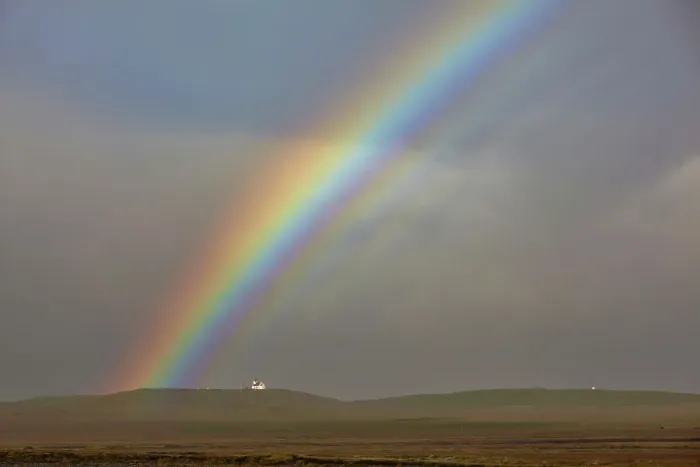 Framed Print : A rainbow arches over a church in countryside near the town of Rif, Snaefellsnes peninsula, in western Iceland, Polar Regions Framed Print : A rainbow arches over a church in countryside near the town of Rif, Snaefellsnes peninsula, in western Iceland, Polar Regions