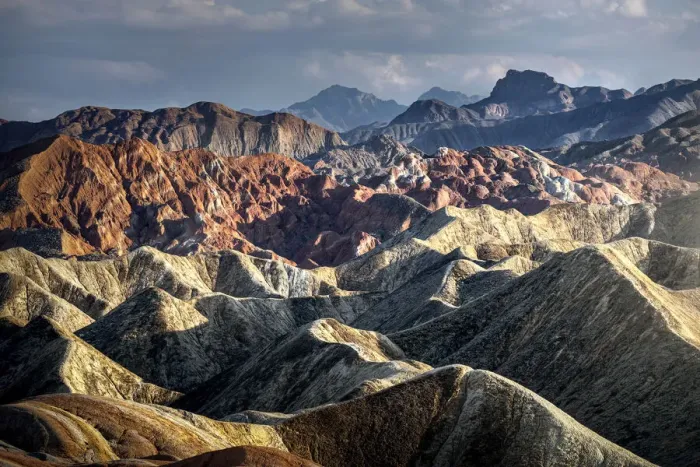 Framed Print : Rainbow mountains of Danxia, Gansu, China, Asia