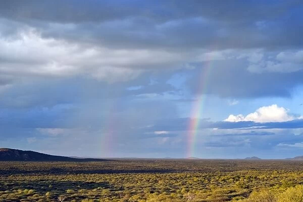 Rainbows, Ongava Game Reserve, Namibia, Africa