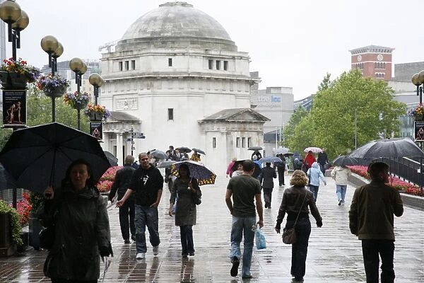 Rainy day, Birmingham, England, United Kingdom, Europe