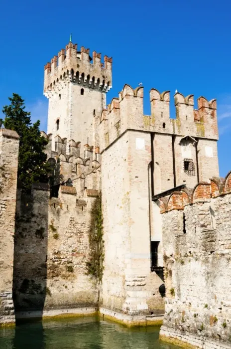 Framed Print : Ramparts of Scaliger Castle dating from the13th century, Sirmione, Lake Garda, Brescia province, Lombardy, Italy, Europe Framed Print : Ramparts of Scaliger Castle dating from the13th century, Sirmione, Lake Garda, Brescia province, Lombardy, Italy, Europe