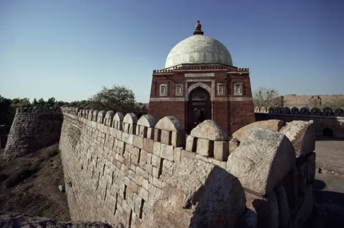 Framed Print : Ramparts around Tughlaq Tombs