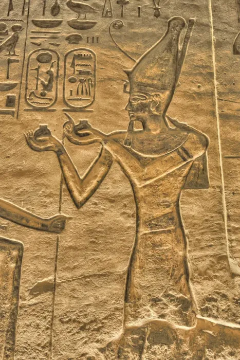 Framed Print : Ramses II, Reliefs, Temple of Hathor and Nefertari, UNESCO World Heritage Site Framed Print : Ramses II, Reliefs, Temple of Hathor and Nefertari, UNESCO World Heritage Site