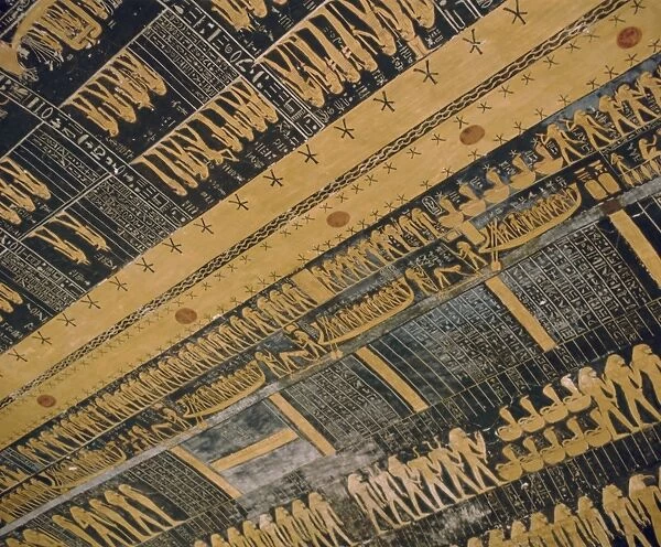Ramses VI tomb, ceiling, Valley of the Kings, Thebes, Egypt